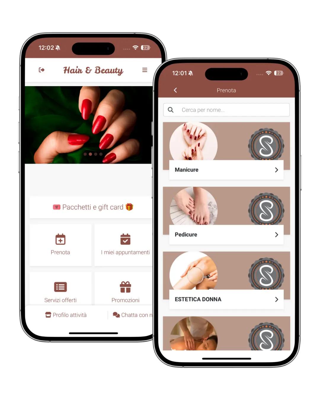 calendario digitale centro estetico, parrucchiere, barber e salone di bellezza